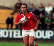 10 September 1999; Dominic Crotty of Munster during the Representative Match between Munster and Ireland XV at Musgrave Park in Cork. Photo by Matt Browne/Sportsfile