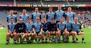 29 August 1999; The Dublin team prior to the All-Ireland Minor Football Championship Semi-Final match between Dublin and Down at Croke Park in Dublin. Photo by Damien Eagers/Sportsfile