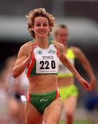 19 June 1999; Elaine Fitzgerald of Ireland during the Cork City Sports event at the Mardyke Arena in Cork. Photo by Brendan Moran/Sportsfile