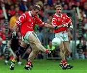 26 September 1999; Eoin Sexton of Cork during the GAA Football All-Ireland Senior Championship Final match between Meath and Cork at Croke Park in Dublin. Photo by Brendan Moran/Sportsfile