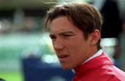 11 September 1999; Jockey Frankie Dettori during horse racing at Leopardstown Racecourse in Dublin. Photo by Ray McManus/Sportsfile