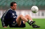 31 August 1999; Gary Kelly during Republic of Ireland squad training at Lansdowne Road in Dublin. Photo by David Maher/Sportsfile