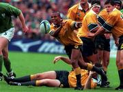 10 October 1999; George Gregan of Australia during the Rugby World Cup Pool E match between Ireland and Australia at Lansdowne Road in Dublin. Photo by Brendan Moran/Sportsfile