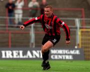 31 October 1999; Glen Crowe of Bohemians celebrates after scoring his side's first goal during the Eircom League Premier Division match between Bohemians and Sligo Rovers at Dalymount Park in Dublin. Photo by David Maher/Sportsfile