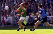 1 August 1999; Graham Geraghty of Meath in action against Paddy Christie of Dublin during the Leinster Senior Football Championship Final match between Dublin and Meath at Croke Park in Dublin. Photo by Ray McManus/Sportsfile