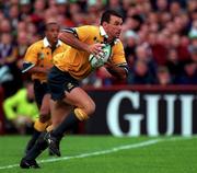 10 October 1999; Joe Roff of Australia during the Rugby World Cup Pool E match between Ireland and Australia at Lansdowne Road in Dublin. Photo by Brendan Moran/Sportsfile