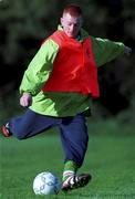 29 October 1999; Keith Grayson during a Republic of Ireland U16 squad training session in Dublin. Photo by David Maher/Sportsfile