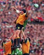 10 October 1999; Mark Connors of Australia during the Rugby World Cup Pool E match between Ireland and Australia at Lansdowne Road in Dublin. Photo by Brendan Moran/Sportsfile
