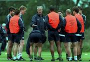 30 August 1999; Manager Mick McCarthy during a Republic of Ireland Training Session at the AUL Grounds in Clonshaugh, Dublin. Photo by David Maher/Sportsfile