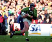 10 October 1999; Paddy Johns of Ireland during the Rugby World Cup Pool E match between Ireland and Australia at Lansdowne Road in Dublin. Photo by Brendan Moran/Sportsfile