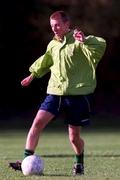 29 October 1999; Stephen Casper during a Republic of Ireland U16 squad training session in Dublin. Photo by David Maher/Sportsfile