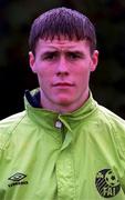 29 October 1999; Patrick McCarthy during a Republic of Ireland U16 squad training session in Dublin. Photo by David Maher/Sportsfile