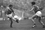 16 September 1990; Paul McGrath of Cork in action against Terry Ferguson of Meath during the All-Ireland Senior Football Championship Final match between Cork and Meath at Croke Park in Dublin. Photo by Ray McManus/Sportsfile