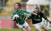 29 October 2006; Pat Collins, Doheny's, in action against Ciaran O'Shea, Nemo Rangers. Cork Senior Football Championship Final, Nemo Rangers v Doheny's, Pairc Ui Chaoimh, Cork. Picture credit: Matt Browne / SPORTSFILE