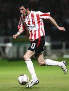 14 September 2006; Killian Brennan, Derry City. UEFA Cup, First Round, First leg fixture, Derry City v Paris St Germain, Brandywell, Derry. Picture credit: Oliver McVeigh / SPORTSFILE