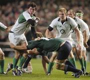 11 November 2006; Shane Horgan, Ireland, is tackled by Juan Smith, South Africa. Autumn Internationals, Ireland v South Africa, Lansdowne Road, Dublin. Picture credit: Pat Murphy / SPORTSFILE