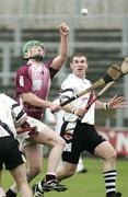 12 November 2006; Aidan Delarghy, Cushendall, in action against Ronan McCloskey, Kevin Lynch's. AIB Ulster Senior Hurling Championship Final Replay, Cushendall v Kevin Lynch's, Casement Park, Belfast. Picture credit: Russell Pritchard / SPORTSFILE