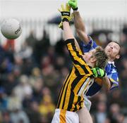 12 November 2006; Johnny Hanratty, Crossmaglen Rangers, in action against Norbert Smith, Mullahoran. AIB Ulster Senior Football Championship Quarter-Final, Crossmaglen Rangers v Mullahoran, Oliver Plunkett Park, Crossmaglen, Co Armagh. Picture credit: Oliver McVeigh / SPORTSFILE