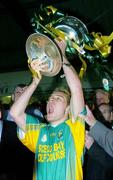 12 November 2006; South Kerry captain Paul O'Connor lifts the Bishop Moynihan Cup after the game. Kerry Senior Football Championship Final, Dr. Crokes v South Kerry, Fitzgerald Stadium, Killarney, Co. Kerry. Picture credit: Brendan Moran / SPORTSFILE