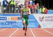 21 August 2014; Team Ireland's Jason Smyth, from Eglinton, Co. Derry, competing in his semi-final of the men's 200m - T12, where he finished first in a time of 22.34. 2014 IPC Athletics European Championships, Swansea University, Swansea, Wales. Picture credit: Chris Vaughan / SPORTSFILE