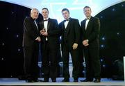 10 November 2006; Eoin Murphy, Waterford, receives his award from An Taoiseach Bertie Ahern, TD, in the company of Dessie Farrell, Chief Executive, GPA and Dave Sheerin, Opel Ireland, at the 2006 Opel GPA Player of the Year Awards. Gaelic Player Assoication Awards, Citywest Hotel, Dublin. Picture credit: Brendan Moran / SPORTSFILE