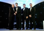 10 November 2006; Ronan Curran, Cork, receives his award from An Taoiseach Bertie Ahern, TD, in the company of Dessie Farrell, Chief Executive, GPA and Dave Sheerin, Opel Ireland, at the 2006 Opel GPA Player of the Year Awards. Gaelic Player Assoication Awards, Citywest Hotel, Dublin. Picture credit: Brendan Moran / SPORTSFILE