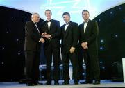 10 November 2006; Henry Shefflin, Kilkenny, receives his award from An Taoiseach Bertie Ahern, TD, in the company of Dessie Farrell, Chief Executive, GPA and Dave Sheerin, Opel Ireland, at the 2006 Opel GPA Player of the Year Awards. Gaelic Player Assoication Awards, Citywest Hotel, Dublin. Picture credit: Brendan Moran / SPORTSFILE