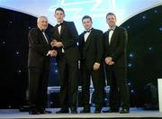 10 November 2006; Martin Comerford, Kilkenny, receives his award from An Taoiseach Bertie Ahern, TD, in the company of Dessie Farrell, Chief Executive, GPA and Dave Sheerin, Opel Ireland, at the 2006 Opel GPA Player of the Year Awards. Gaelic Player Assoication Awards, Citywest Hotel, Dublin. Picture credit: Brendan Moran / SPORTSFILE
