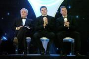 10 November 2006; At the 2006 Opel GPA Player of the Year Awards, from left, An Taoiseach Bertie Ahern, TD, Dessie Farrell, Chief Executive, GPA and Dave Sheerin, Opel Ireland. Gaelic Player Assoication Awards, Citywest Hotel, Dublin. Picture credit: Brendan Moran / SPORTSFILE