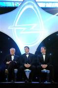 10 November 2006; At the 2006 Opel GPA Player of the Year Awards, from left, An Taoiseach Bertie Ahern, TD, Dessie Farrell, Chief Executive, GPA and Dave Sheerin, Opel Ireland. Gaelic Player Assoication Awards, Citywest Hotel, Dublin. Picture credit: Brendan Moran / SPORTSFILE