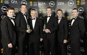 10 November 2006; At the 2006 Opel GPA Player of the Year Awards, from left, Dessie Farrell, Chief Executive, GPA, Kieran Donaghy, Kerry, Footballer of the Year, An Taoiseach Bertie Ahern, TD, Henry Shefflin, Kilkenny, Hurler of the Year, Dave Sheerin, Opel Ireland, and Donal Og Cusack, GPA. Gaelic Player Assoication Awards, Citywest Hotel, Dublin. Picture credit: Brendan Moran / SPORTSFILE