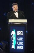 10 November 2006; Dessie Farrell, Chief Executive, GPA, speaking at the 2006 Opel GPA Player of the Year Awards. Gaelic Player Assoication Awards, Citywest Hotel, Dublin. Picture credit: Pat Murphy / SPORTSFILE