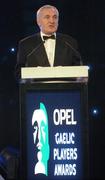 10 November 2006; An Taoiseach Bertie Ahern, TD, speaking at the 2006 Opel GPA Player of the Year Awards. Gaelic Player Assoication Awards, Citywest Hotel, Dublin. Picture credit: Pat Murphy / SPORTSFILE