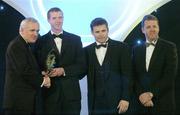 10 November 2006; Henry Shefflin, Kilkenny, receives his Opel / GPA Hurler of the Year award from An Taoiseach Bertie Ahern, TD, in the company of Dessie Farrell, Chief Executive, GPA and Dave Sheerin, Opel Ireland, at the 2006 Opel GPA Player of the Year Awards. Gaelic Player Assoication Awards, Citywest Hotel, Dublin. Picture credit: Pat Murphy / SPORTSFILE