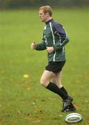 15 November 2006; Paul O'Connell during Ireland rugby squad training. St. Gerard's School, Bray, Co. Wicklow. Picture credit: Brian Lawless / SPORTSFILE