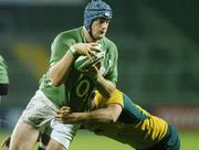 15 November 2006; Jamie Heaslip, Ireland 'A', is tackled by Scott Fava, Australia 'A'. Rugby 'A' International, Ireland 'A' v Australia 'A', Thomond Park, Limerick. Picture credit: Brendan Moran / SPORTSFILE