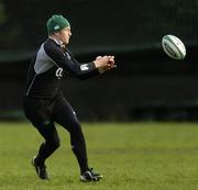 17 November 2006; Denis Hickie in action during Ireland rugby squad training. Back pitch, Lansdowne Road, Dublin. Picture credit: Brendan Moran / SPORTSFILE