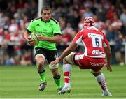 23 August 2014; CJ Stander, Munster, in action against Sione Kalamafoni, Gloucester Rugby. Pre-Season Friendly, Gloucester Rugby v Munster, Kingsholm, Gloucester, England. Picture credit: Matt Impey / SPORTSFILE
