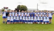 23 August 2014; The Monaghan squad. TG4 All-Ireland Ladies Football Senior Championship, Quarter-Final, Galway v Monaghan, St Brendan's Park, Birr, Co. Offaly. Picture credit: Brendan Moran / SPORTSFILE
