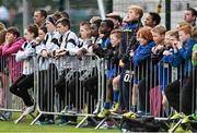 24 August 2014; Spectators look on during the Gaellc football Mixed Under 10 playoff final. HSE Community Games August Festival 2014, Athlone Institute of Technology, Athlone, Co. Westmeath. Picture credit: David Maher / SPORTSFILE
