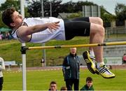 24 August 2014; Thomas Connolly, Leixlip, Co.Kildare, in action in the Boys Under 16 High Jump. HSE Community Games August Festival 2014, Athlone Institute of Technology, Athlone, Co. Westmeath.  Picture credit: David Maher / SPORTSFILE