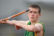 24 August 2014; Dominic McCabe, Duleek, Co. Meath, during the Boys Under 14 Javelin. HSE Community Games August Festival 2014, Athlone Institute of Technology, Athlone, Co. Westmeath.  Picture credit: David Maher / SPORTSFILE