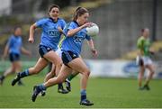 23 August 2014; Siobhan Woods, Dublin, in action against Kerry. TG4 All-Ireland Ladies Football Senior Championship, Quarter-Final, Dublin v Kerry, St Brendan's Park, Birr, Co. Offaly. Picture credit: Brendan Moran / SPORTSFILE