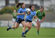23 August 2014; Siobhan Woods, Dublin, in action against Kerry. TG4 All-Ireland Ladies Football Senior Championship, Quarter-Final, Dublin v Kerry, St Brendan's Park, Birr, Co. Offaly. Picture credit: Brendan Moran / SPORTSFILE
