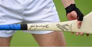 23 August 2014; A detailed view of the hurl belonging to Jack Guiney, Wexford. Bord Gáis Energy GAA Hurling Under 21 All-Ireland Championship, Semi-Final, Galway v Wexford, Semple Stadium, Thurles, Co. Tipperary. Picture credit: Stephen McCarthy / SPORTSFILE