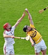 23 August 2014; Andrew Kenny, Wexford, in action against Cathal Mannion, Galway. Bord Gáis Energy GAA Hurling Under 21 All-Ireland Championship, Semi-Final, Galway v Wexford, Semple Stadium, Thurles, Co. Tipperary. Picture credit: Diarmuid Greene / SPORTSFILE
