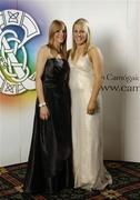 11 November 2006; At the 2006 Camogie All-Star Awards were, Grainne McGoldrick and Katie McAuley, both from Derry. Citywest Hotel, Dublin. Picture credit: Brendan Moran / SPORTSFILE