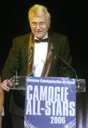 11 November 2006; Tony Towell of O'Neills speaking at the 2006 Camogie All-Star Awards. Citywest Hotel, Dublin. Picture credit: Brendan Moran / SPORTSFILE