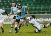 17 November 2006; Arthur Houlihan, UCD, is tackled by Shane Young, Trinity College. Annual Colours 2006, UCD v Trinity College, Donnybrook, Dublin. Picture credit: Matt Browne / SPORTSFILE