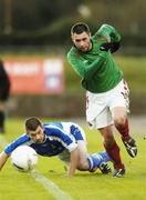 18 November 2006; Gary Hamilton, Glentoran, in action against Paddy McLaughlin, Newry City. Carnegie Premier League, Newry City v Glentoran, The Showgrounds, Newry, Co. Down. Picture credit: Damien Eagers / SPORTSFILE